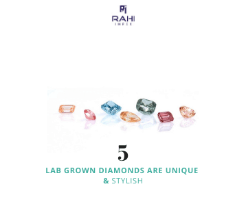 lab grown diamonds are unique & stylish