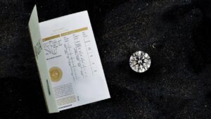 Certificate of diamonds