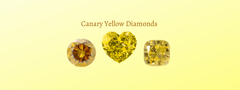 Yellow color lab grown diamond