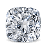 Cushion lab grown diamond
