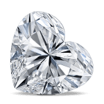 Heart lab grown diamond