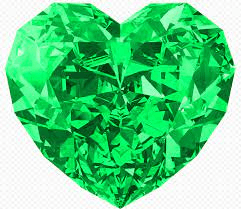 Green Lab grown diamond